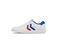 Hummel Scarpe da Ginnastica Unisex perfette, Bianco/Blu Navy/Rosso, 39 EU, Bianco Navy Red, 39 EU