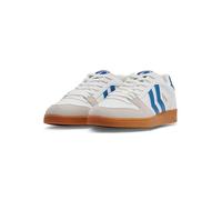 hummel Scarpe da Ginnastica Unisex Perfette SP, Bianco/Blu, 38 EU, Bianco/Blu, 38 EU