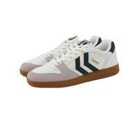 Hummel Scarpe da Ginnastica Unisex Perfette SP, Colore Bianco Brillante, Blu Navy, 47 EU, Peony Blu Marino, 47 EU