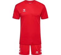 Hummel Logo Short Sleeve Set Rosso XL
