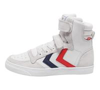hummel Slimmer Stadil Leather High Jr, Scarpe da Ginnastica, Bianco, 33 EU