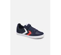 Hummel - Slimmer Stadil Leather Low Jr Blu - Sneakers 28 Blu