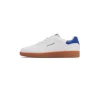 Hummel Sneaker Unisex Match Point MP, Bianco/Blu, 43 EU