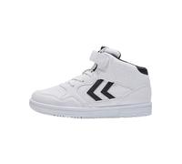 hummel Sneaker Unisex per Bambini Camden High Jr, Bianco Nero, 29 EU
