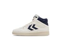 hummel Sneaker Unisex St Power Play Mid PL, Marshmallow Black Iris, 39 EU