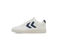 hummel St Power Play Cl Unisex Athleisure Sneaker Low, Bianco Blu Marino, 37 EU