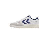 hummel St Power Play PL Unisex Athleisure Sneaker, Bianco Nero Iris, 37 EU