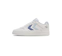 hummel St Power Play Wmns - Sneaker da Donna Athleisure, White Ballad Blue, 36 EU