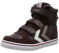 Hummel Stadil Pro Jr Scarpe da Ginnastica Unisex Bambini, Nero (Fondente), 28 EU