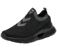 hummel Tatum Seamless - Sneaker Unisex, Taglia 38, Colore: Nero/Nero, Nero, 38 EU