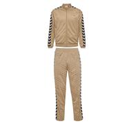 Hummel Tuta Archive Regular Poly AOP Tracksuit Sport Giacca + Pantaloni beige