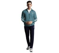 hummel Tuta da uomo Ensemble Promo Poly Track Suit, verde Flash/Blu Navy, XL EU 205876