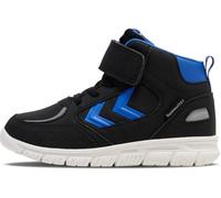 hummel X-Light 2.0 Mid Tex JR, Stivaletto Unisex-Bambini, Black/Blue, 24 EU