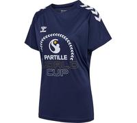 hummel XK Core - Maglietta Sportiva da Donna in Poliestere, a Maniche Corte, per Palestra, Fitness e Uso Quotidiano, Traspirante, ad Asciugatura Rapida, vestibilità Normale e Scollo Rotondo, in