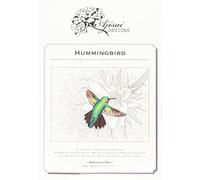 Hummingbird. Cross stitch and blackwork design. Ediz. italiana, inglese e francese