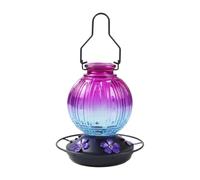 Hummingbird Feeder - 5 Port Leak Proof Hangable with Hook, Hummingbird Feeder Food Station for Gardeners, Landscapers, Animal Lovers, Backyard, Patio Terrace Garden Decor Use
