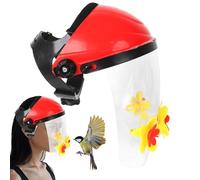 Hummingbird Feeder Hat, Wild Bird Helmet, Outdoor Wildlife Accessories, Watching Gear, Lightweight Decorative Flower for Bird Enthusiasts, 11.02x9.84 inches, Multicolor