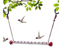 Hummingbird Feeder, Leak-Proof Outdoor Bird Feeding Tube with Cups, Hanging Feeder for Tree Branch, Yard, Patio, Window & Balcony