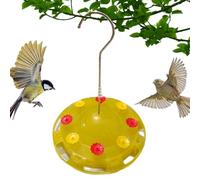 Hummingbird Feeder - Multi Port Feeding Station, Guard Protection, Durable Hanging Dispenser, Clear Capacity | Patio Bird Watching, Yard Decor Accent, Backyard Setup, Outdoor Wildlife
