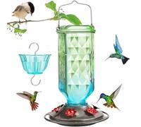 Hummingbird Feeder, Outdoor Bird Feeders, Bee Guard Ports, Hanging Gardens, Creative Feeding Station for Garden, Backyard, Patio, Balcony, Front Yard, Park, Space, Greenhouse, 5.91x11.81 Inches