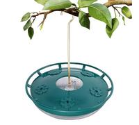 Hummingbird Feeder - Squirrel Proof Hanging Water Dispenser with 5 Feeding Ports, Bee Proof Leak Free Design | Outdoor Garden Yard Wild Bird Feeder Dispenser For Hummingbirds Backyard