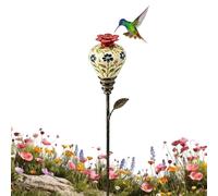 Hummingbird Feeder Stake, Metal Refillable Bird Feeder, Floralfeeders Decor | Flower Stake Hummingbird Feeder For Homeowners Landscapers Backyard Balcony Patio Terrace