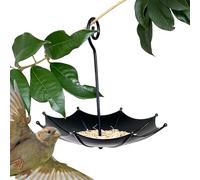 Hummingbird Feeder Umbrella | Bird Feeder Ombrello Shaped | Gancio Tray Adjustable Height for Poultry Chicken Food Garden Deck Outside