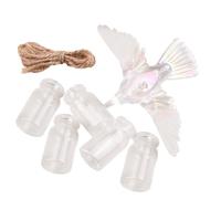 Hummingbird Feeders, Humming Water Feeding Leak Proof Bottles, Small Bird Feeder, Patio Garden Balcony Window Decoration, Wildlife Accessory for Bird Watching, 5,51 x 4,72 x 2,36 pollici