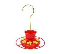 Hummingbird Feeders Outdoors, Hangable Flower-Shaped Feeder with 8 Feeding Ports, Ant Bee Proof Design for Yard, Garden, Balcony, Oro Lawn Decor, Ideal Bird Watching and Wildlife