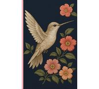 Hummingbird Journal - 110 Lined Pages, Softcover Write Now Notebook (5” x 8”) - Nature-Inspired Matte Finish