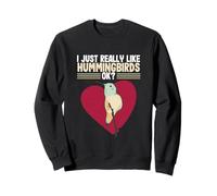 Hummingbird Lover Birdwatcher Mi Piace Molto Il Colibrì Felpa