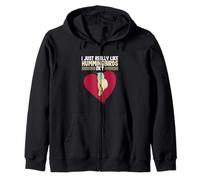 Hummingbird Lover Birdwatcher Mi Piace Molto Il Colibrì Felpa con Cappuccio