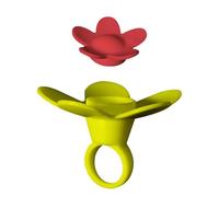 Hummingbird, mangimi a mano, Hummingbird - Feeder portatile a forma di - Anello per falegname - Silicone creativo selvaggio strumenti di alimentazione a mano per finestre da giardino, cortile