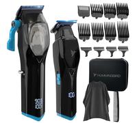 HUMMINGBIRD™ Pro Series - Set tagliacapelli e tagliacapelli - Motore magnetico da 9000 giri/min, lama DLC, trimmer a lama a T zero, ricaricabile USB-C senza fili, super coppia, custodia per il