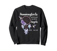 Hummingbird Purple Hummingbirds Appear When Angels Are Near Felpa