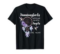 Hummingbird Purple Hummingbirds Appear When Angels Are Near Maglietta