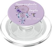 Hummingbird Purple Hummingbirds Appear When Angels Are Near PopSockets PopGrip per MagSafe