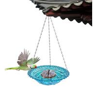 Hummingbird Shower Basin - Backyard Decor Gear, Landscaping Courtyard Portrait Visual, Natural Ambiance Logic, Wildlife Support Quality, Heavy Gray Unit Pool, Terrace | for Bird Lover Gift