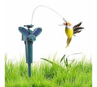 Hummingbird solare | Hummingbird volante a energia solare | Interessante ricaricabile per giocattolo divertenti che svolazzano per decorazioni da giardino, cortile,