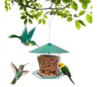 Hummingbird - Stazione di alimentazione pieghevole Hangbird, grande serbatoio, resistente alle intemperie, per cortile, balcone, prato
