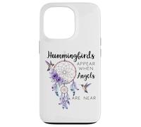 Hummingbirds Appear When Angels Are Near Hummingbird Purple Custodia per iPhone 13 Pro