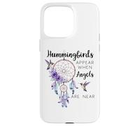 Hummingbirds Appear When Angels Are Near Hummingbird Purple Custodia per iPhone 15 Pro Max
