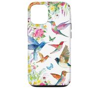 Hummingbirds within Florals and Butterflies Bird Lover Custodia per iPhone 12/12 Pro