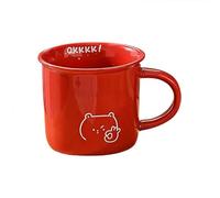 HUMOCHUSON Coffee Mug Tazza In Ceramica Da 350 Ml Con Motivo Semplice, Adatta Per La Colazione, Il Tè Del Pomeriggio, Logo Personalizzabile