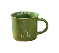 HUMOCHUSON Tazze In Porcellana Tazza In Ceramica Da 350 Ml Con Motivo Semplice, Adatta Per La Colazione, Il Tè Del Pomeriggio, Logo Personalizzabile