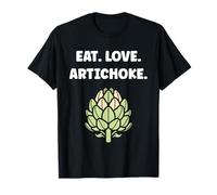 Humor artichokes minimalist vegetable eat love artichoke Maglietta