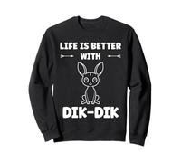 Humor Dik-Diks Animals Live is Better with Dik-Dik Felpa