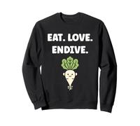 Humor endive minimalist vegetable quote eat love endive Felpa