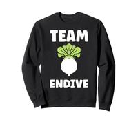 Humor endive minimalist vegetable simple team endive Felpa
