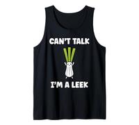 Humor leek minimalist vegetable can't talk i'm a leek Canotta